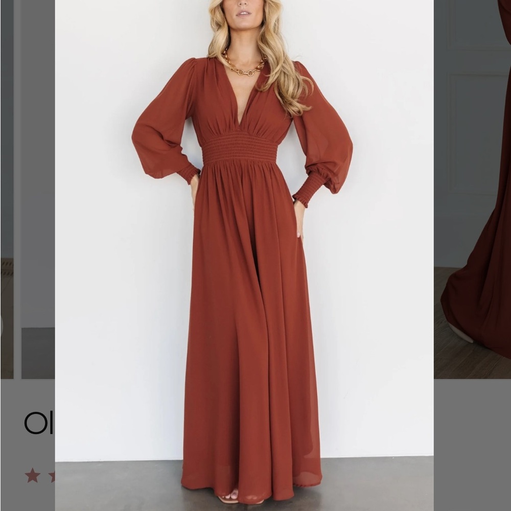 Baltic Born Rust Maxi Dress